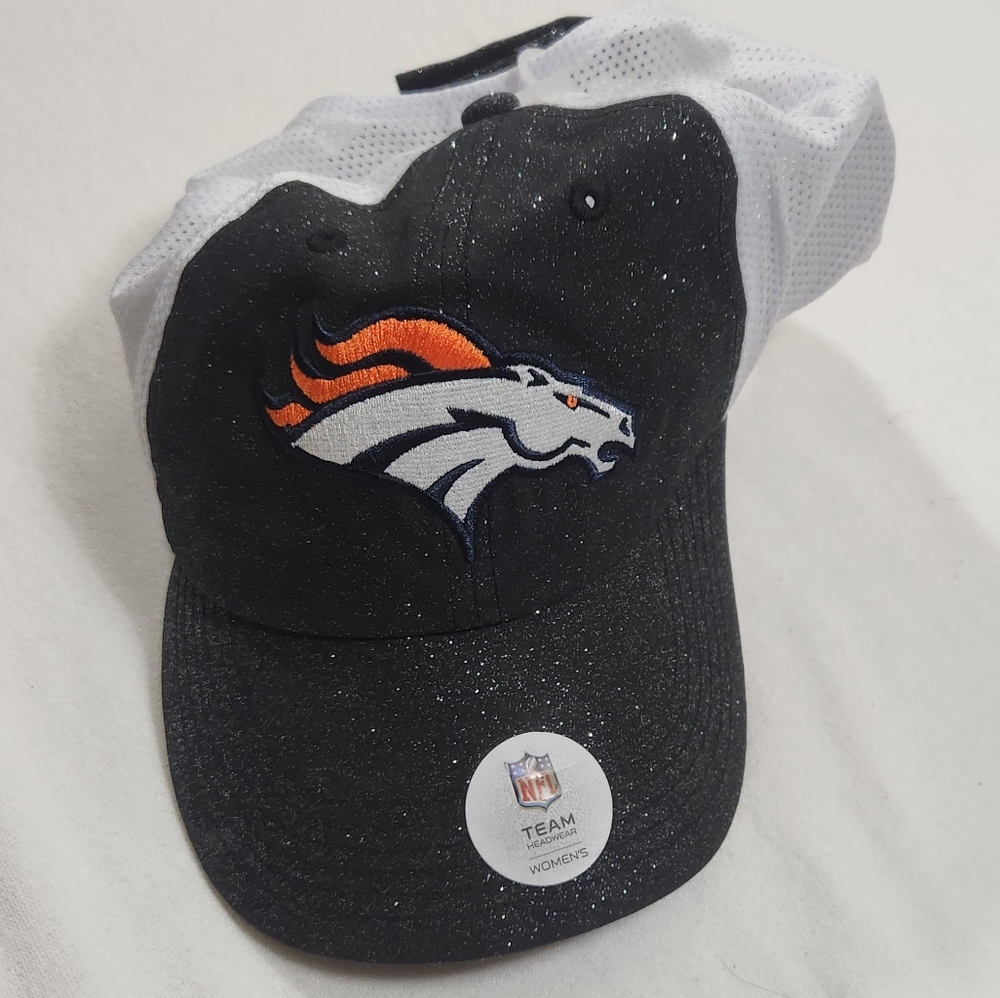 NFL Women's Glitter Meshback Broncos Cap